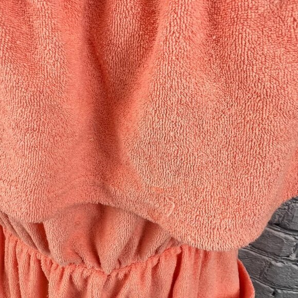VTG Gloria's Fashions Terry Cloth Tube Top Romper Cover Up Shorts L 80s Beach - Picture 7 of 10